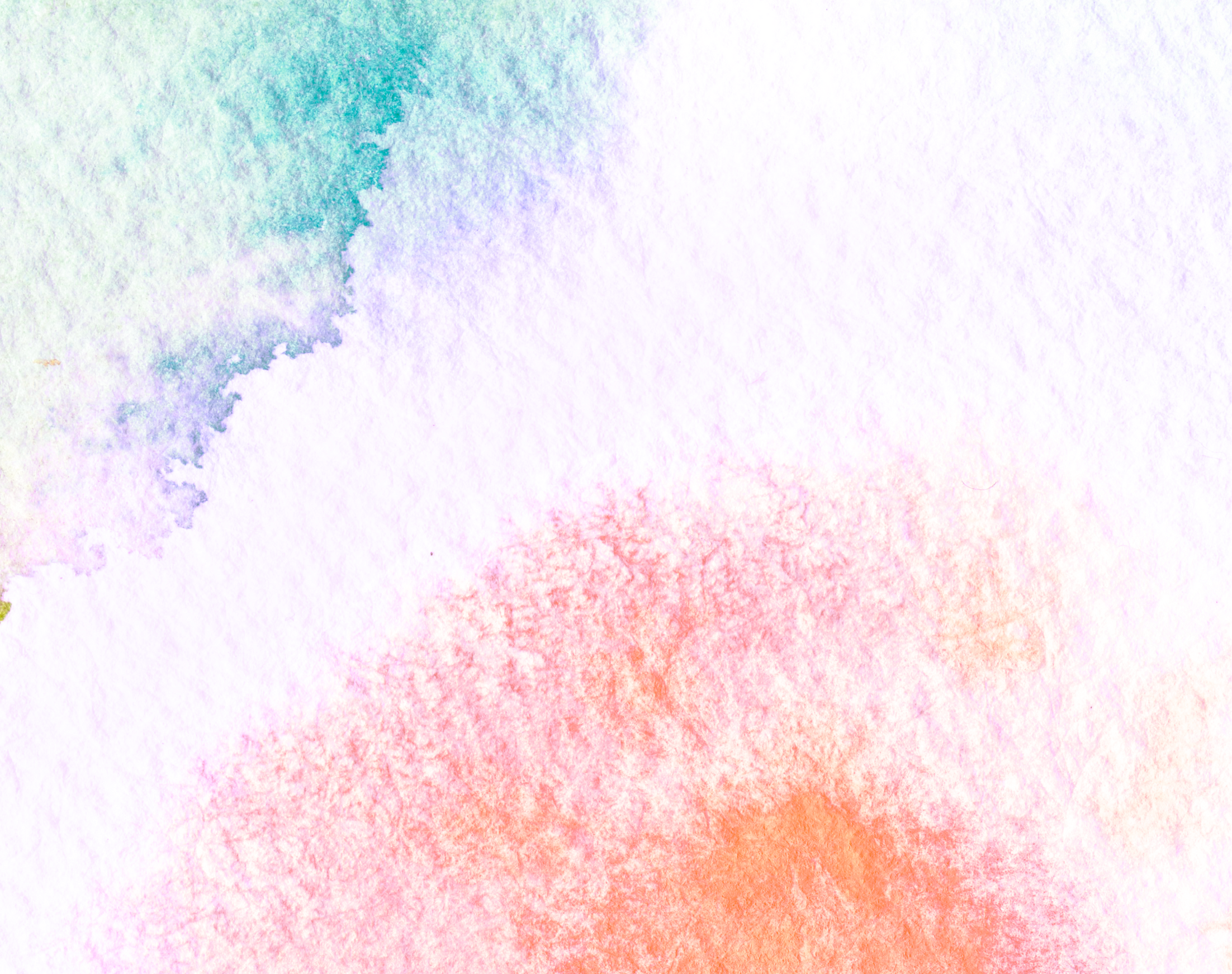 Fond d'aquarelle vert et orange